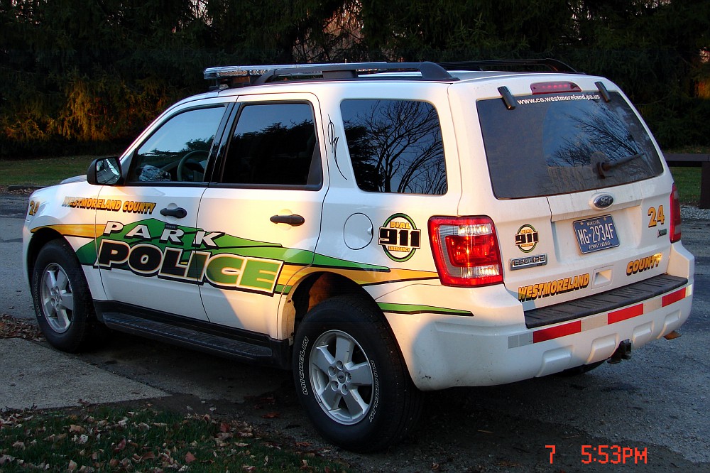 cop car ford escape