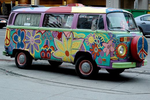 Volkswagen Van Hippie